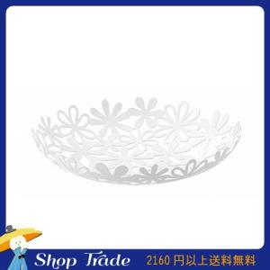 フラワーバスケット　ホワイト　06973