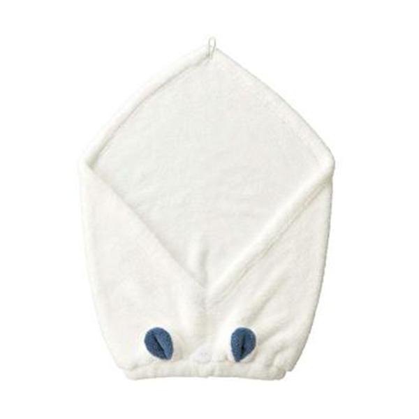【2160円以上送料無料】CB JAPAN 吸水アニマルヘアターバン シロクマ