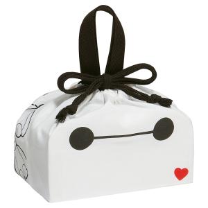 メール便 スケーター ベイマックス ランチ巾着 KB7 【ディズニー お弁当バッグ お弁当入れ お弁当箱入れ 中 お弁当巾着袋 マチ付き 幼児 キッズ】