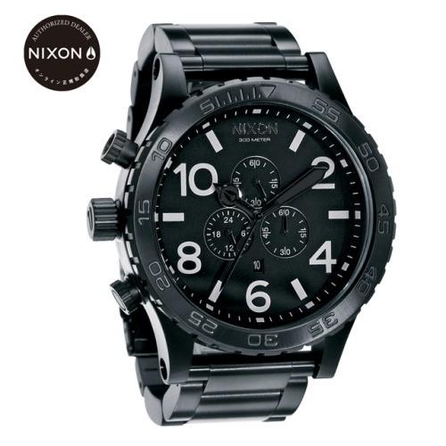 NIXON ニクソン 腕時計 THE 51-30 CHRONO ALL Black 日本正規品