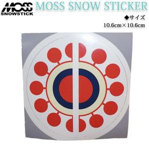 22/23 スノー MOSS SNOWSTICK モススノースティック ステッカー MOSS SNOW STICKER シール スノー スノボ スキー 日本正規品｜オーシャン スポーツ