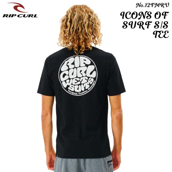 24 SS RIPCURL リップカール ラッシュガード ICONS OF SURF S/S TEE...