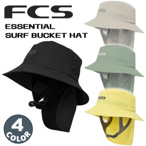 サーフハット ビーチハット 24 FCS ESSENTIAL SURF BUCKETHAT 帽子 アウトドア サーフィン 水陸両用 日焼け対策 エッセンシャルサーフバケットハット 日本正規品｜オーシャン スポーツ