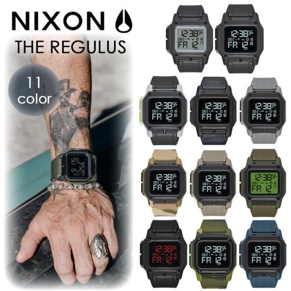 腕時計 NIXON メンズ レディース THE REGULUS レグルス ミリタリーウォッチ 耐衝撃...