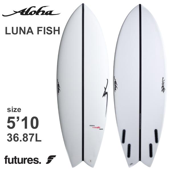 25 ALOHA SURFBOARDS アロハ サーフボード LUNA FISH 5’10 EPS ...