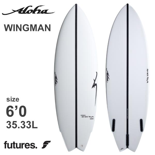 25 ALOHA SURFBOARDS アロハ サーフボード WINGMAN 6’0 EPS エポキ...