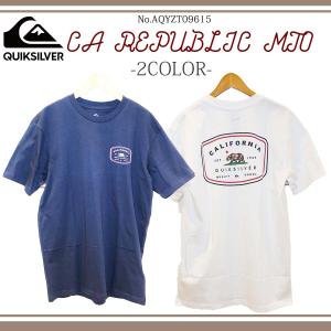 24 SS QUIKSILVER クイックシルバー Tシャツ CA REPUBLIC MTO 半袖 ベア クマ マリンスポーツ アウトドア メンズ 2024年春夏 品番 AQYZT09615 日本正規品｜stradiy