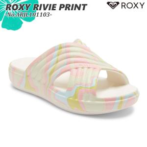 23 SS ROXY ロキシー コンフォートサンダル RIVIE PRINT サンダル シャワーサンダル スリッパ アウトドア 厚底 レディース 2023年春夏 ARJL101103 日本正規品｜stradiy