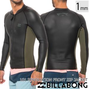 20 BILLABONG ビラボン 101 REVOLUTION FRONT ZIP JACKET ウェットジャケット