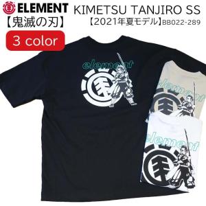 ELEMENT エレメント 鬼滅の刃 メンズ Tシャツ KIMETSU TANJIRO SS 半袖 バンダイ 竈門炭治郎 人気 TVアニメ 2021年春夏 品番 BB022-289 日本正規品｜オーシャン スポーツ