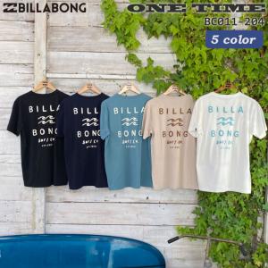 22 BILLABONG ビラボン Tシャツ ONE TIME 半袖 ロゴ 天竺 メンズ 2022年春夏 品番 BC011-204 BC011204 日本正規品