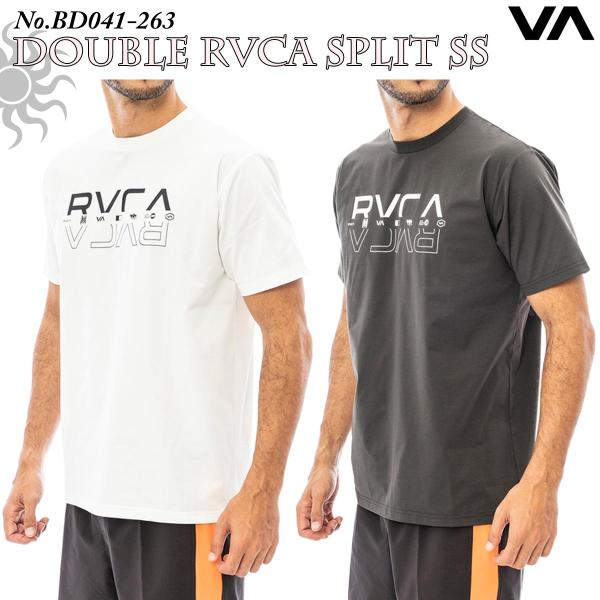 23 SS RVCA ルーカ ラッシュガード DOUBLE RVCA SPLIT SS 半袖 トップ...