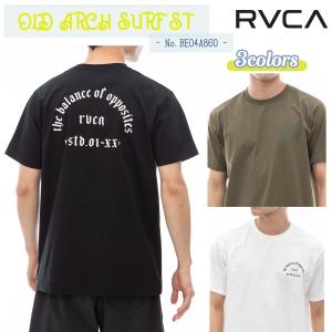 24 SS RVCA ルーカ ラッシュガード OLD ARCH SURF ST 半袖 Tシャツ トップス 水着 ロゴ サーフィン アウトドア 速乾 メンズ 2024年春夏 BE04A860 日本正規品｜stradiy