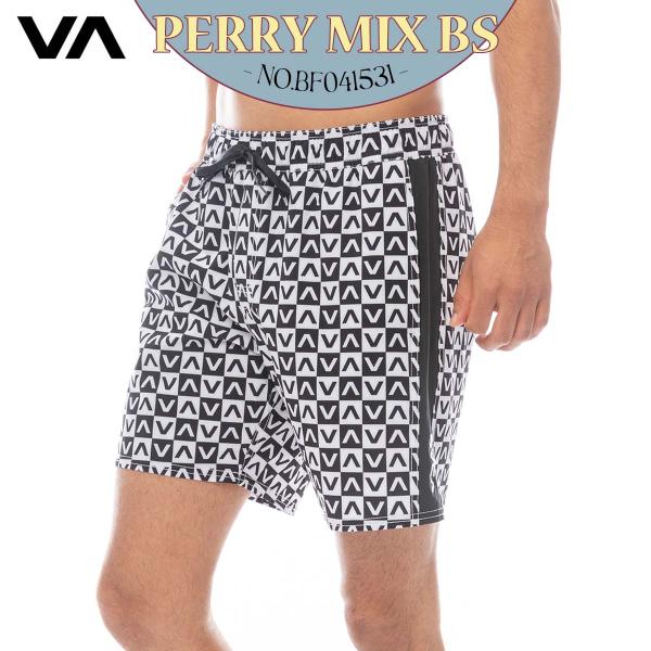 25 SS RVCA ルーカ ボードショーツ 水着 海パン サーフトランクス チェック 短パン 水陸...