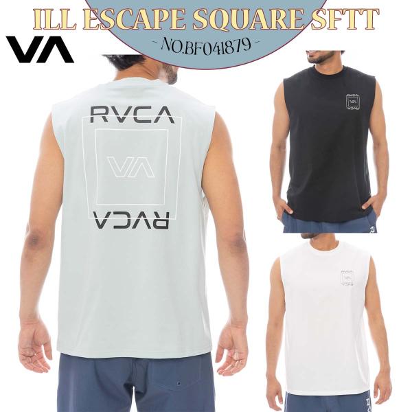 25 SS RVCA ルーカ ラッシュガード タンクトップ ノースリーブ 水着 トップス 袖なし 速...