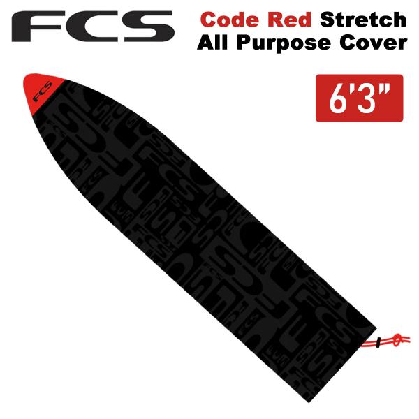 25 FCS ニットケース ボードケース 6’3” 限定カラー コードレッド ストレッチ オールパー...
