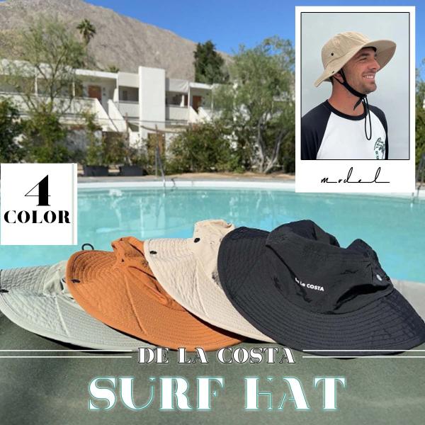 24 De La COSTA デラコスタ サーフハット SURF HAT 帽子 ナイロン UVカット...