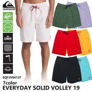 26SS QUIKSILVER クイックシルバー ボードショーツ EVERYDAY SOLID VOLLEY 19 水着 サーフィン 海パン 短パン メンズ 2026年春夏 EQYJV04137 日本正規品