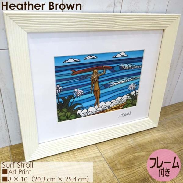 Heather Brown Art Japan ヘザーブラウン Surf Stroll Art Pr...