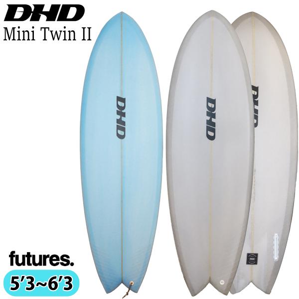 DHD MINI TWIN II ミニツイン2 Futuers PU サーフボード ショートボード ...