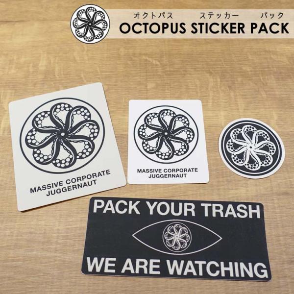 OCTOPUS オクトパス ステッカー パック STICKER PACK シール セット サーフィン...