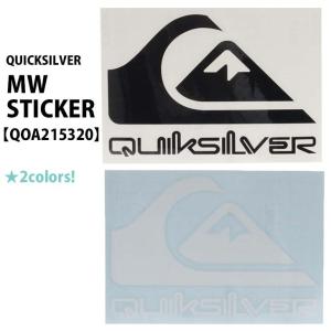 21 QUICKSILVER クイックシルバー ステッカー MW STICKER 転写ステッカー シール サーフィン サーフボード おしゃれ 品番 QOA215320 日本正規品｜stradiy