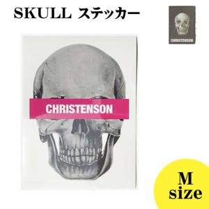 CHRISTENSON クリステンソン ステッカー SKULL Mサイズ シール 型抜き 日本正規品