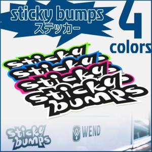 Sticky bumps スティッキー バンプス sticker シール ロゴステッカー サーフィン｜stradiy