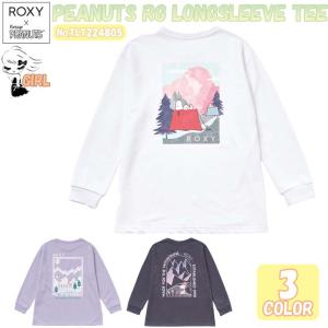 22 FW ROXY ロキシー スウェット PEANUTS RG LONGSLEEVE TEE 長袖 トレーナー キッズ ガール TLT224805 日本正規品