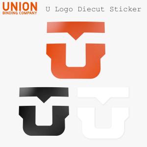 UNION ユニオン ステッカー U Logo Diecut Sticker シール スノーボード スノボ ダイカット カッティング ロゴ アウトドア スキー 車 屋外 日本正規品｜stradiy