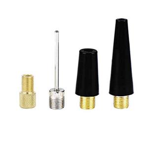 バルブアダプター 自転車バルブ変換アダプター 仏式米式変換&ボール針&テーパーノズル