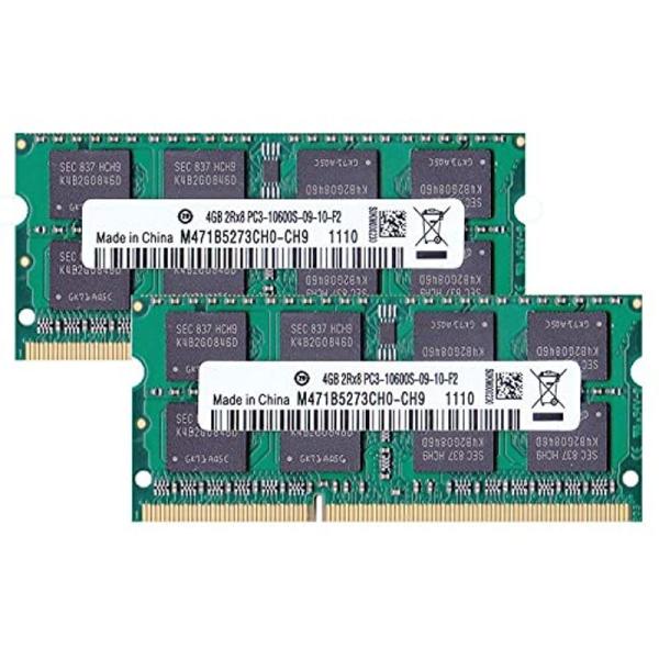 PC3-10600(DDR3-1333) SO-DIMM 4GB×2枚組 1.5V 204pin メ...