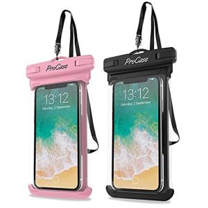 ProCase 2個セット防水ケース IPX8認定 携帯電話用ドライバッグ 最大7.0”スマホに対応可能 適用端末：iPhone 13｜strageriku