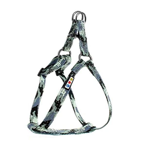 Pawtitas Reflective Dog Harness M Camo Grey ポーティタス...