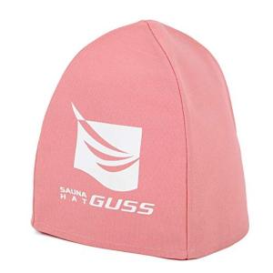 SAUNA HAT GUSS サウナハットサウナでの「のぼせ予防」に効果的、髪のダメージ軽減にも役立つ (コーラルピンク, L)｜strageriku