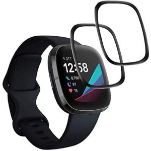 Shron fitbit versa3 / Fitbit Sense フィルム 2枚入り強化ガラスフィルム 国産ガラス素材 液晶保護フィルム