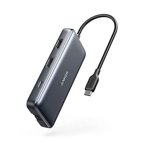 Anker PowerExpand 8-in-1 USB-C PD メディア ハブ 4K対応 複数画...