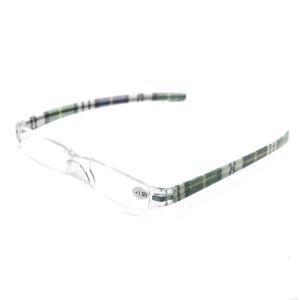 Henghao 携帯用 超軽量リムレス 老眼鏡 8色選択可能 シニアグラス おしゃれ リーディンググラス 専用ケース付 H6035 (グリー｜strageriku