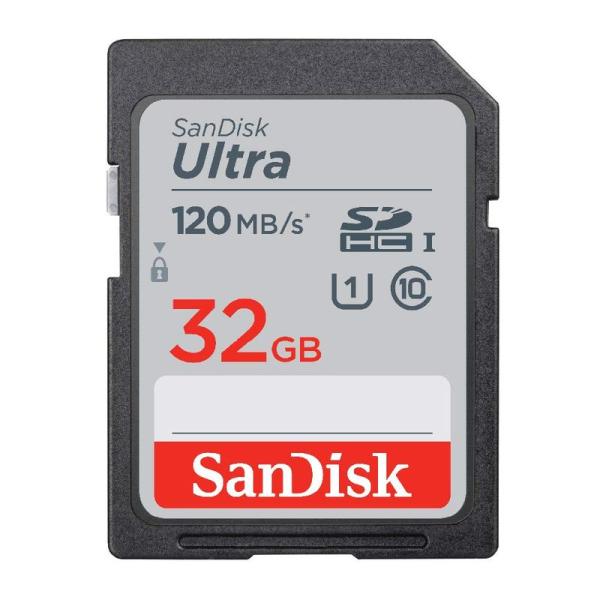 サンディスク 正規品 SDカード 32GB SDHC Class10 UHS-I 読取り最大120M...