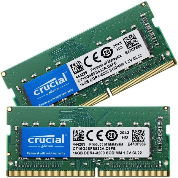 Crucial ノートPC用 メモリ PC4-25600(DDR4-3200) 32GB(16GBx...