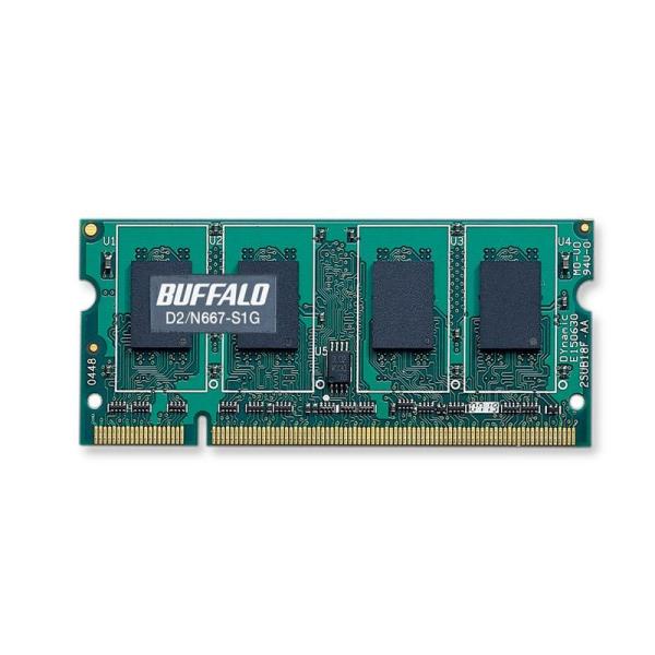 BUFFALO PC2-5300(DDR2-667)対応 200Pin用 DDR2 SDRAM S....