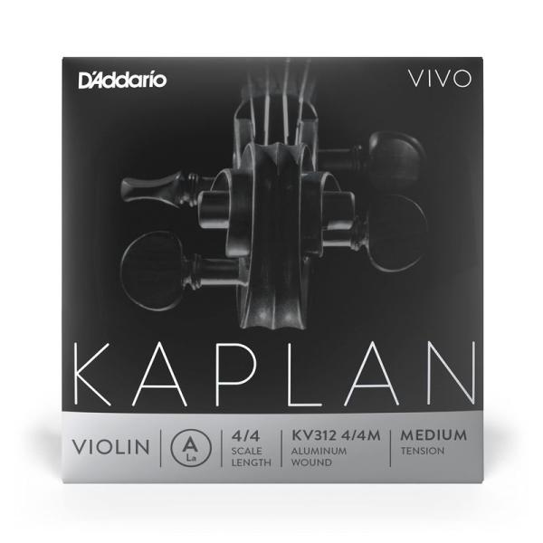 D&apos;Addario バイオリン用 Kaplan Vivo A線 KV312 4/4M Medium ...