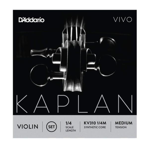 D&apos;Addario ダダリオ バイオリン弦 Kaplan Vivo セット KV310 1/4M M...