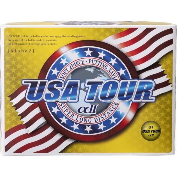 アサヒゴルフ USA TOUR αII 12P YELLOW