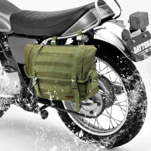 ヘンリービギンズ(Henly Begins) デイトナ バイク用 サイドバッグ 10L 防水 サドルバッグWR DHS-28 グリーン 30｜strageriku