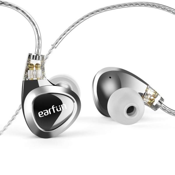 EarFun EH100 軽量 Hi-Fi エントリーモデル 2DD＋1BA トリプルハイブリッド有...