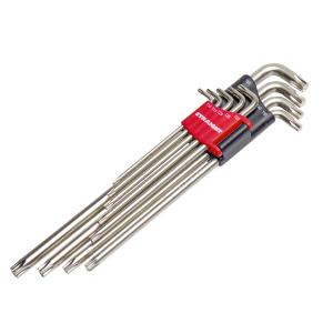 L型ショートヘッドヘクサロビュラレンチセット 9ピース