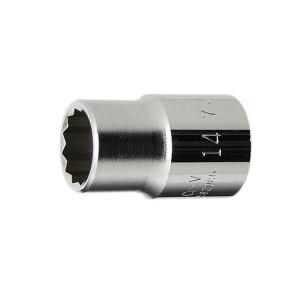 1/2(12.7mm) スタンダードソケット 14mm 永久保証 STRAIGHT/10-35142