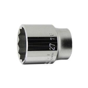 1/2(12.7mm) スタンダードソケット 27mm 永久保証 STRAIGHT/10-35272