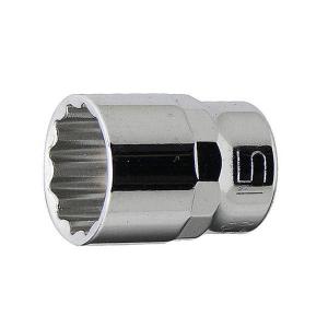 3/8(9.5mm) ダイヤモンドカットソケット 15mm 永久保証 STRAIGHT/10-3715